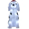 Dalmatien de Noël lumineux 30 LED blanc froid H30cm-Gifi Discount