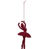 Danseuse ballerine velours à suspendre Noël-Gifi Online