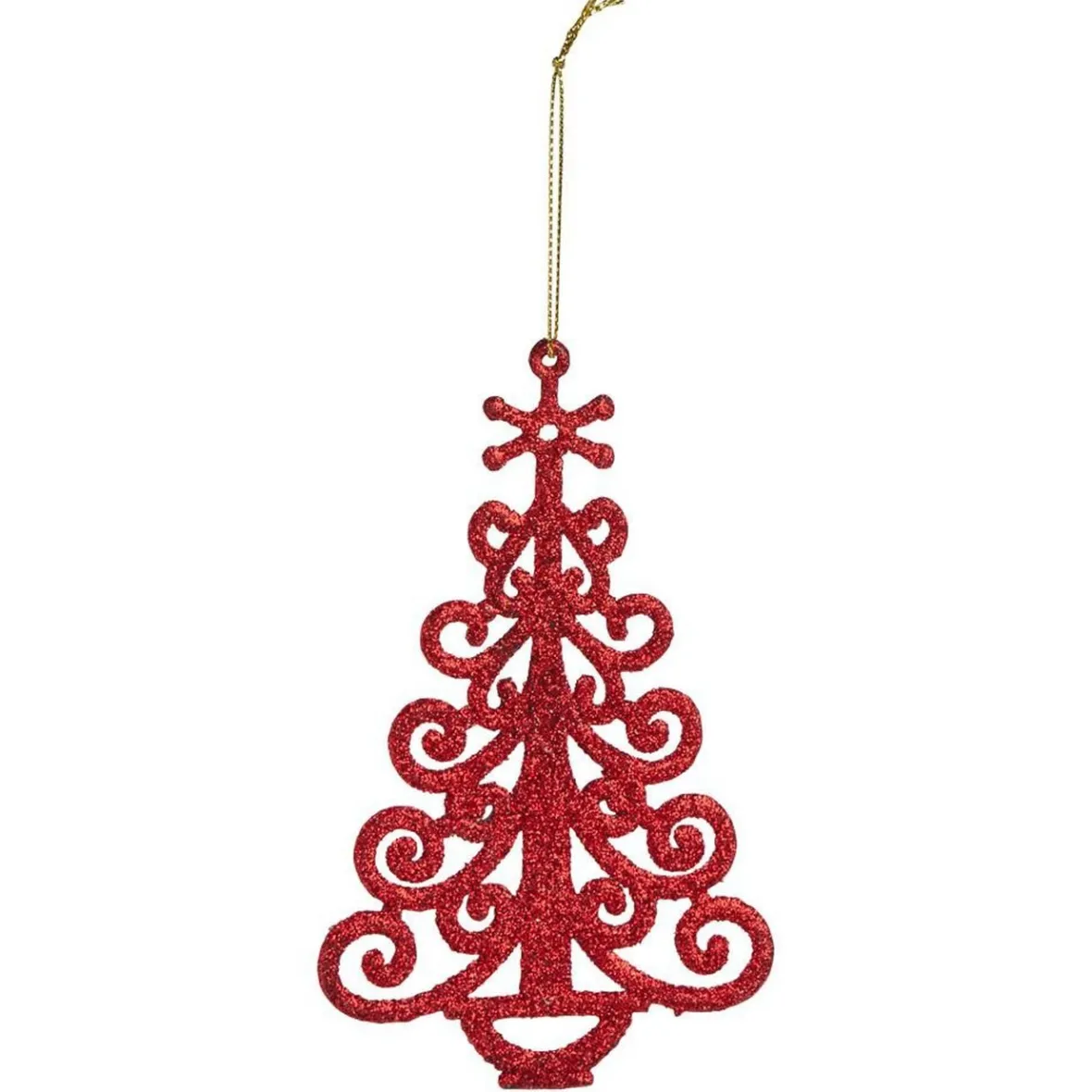 Déco à suspendre pailletée blanche ou rouge - 10 modèles-Gifi Outlet