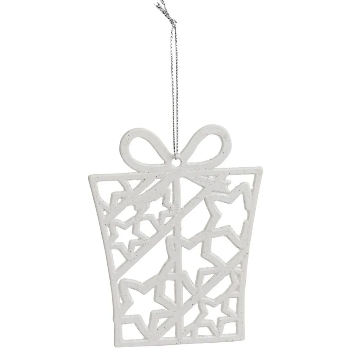 Déco à suspendre pailletée blanche ou rouge - 10 modèles-Gifi Outlet