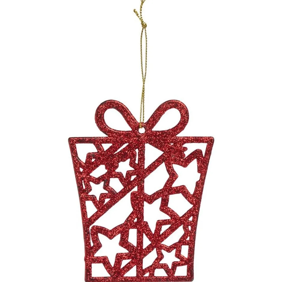 Déco à suspendre pailletée blanche ou rouge - 10 modèles-Gifi Outlet