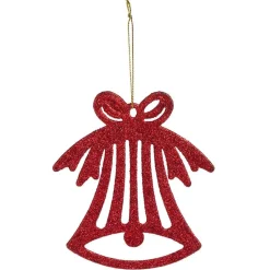 Déco à suspendre pailletée blanche ou rouge - 10 modèles-Gifi Outlet