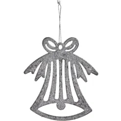 Déco à suspendre paillette argenté - 10 modèles-Gifi