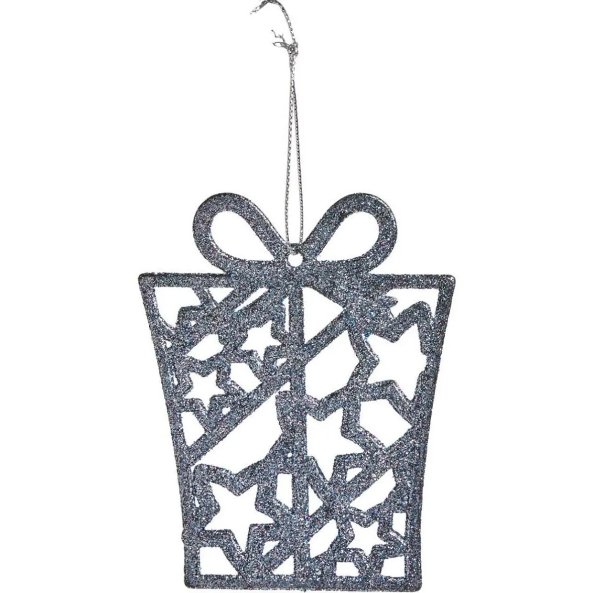Déco à suspendre paillette argenté - 10 modèles-Gifi