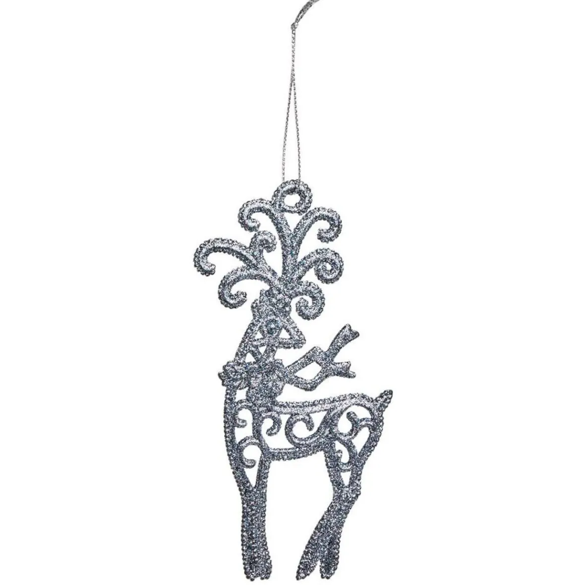 Déco à suspendre paillette argenté - 10 modèles-Gifi