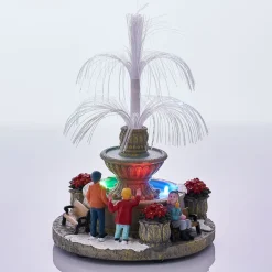 Déco de Noël fontaine lumineuse intérieur 4 LED-Gifi Clearance