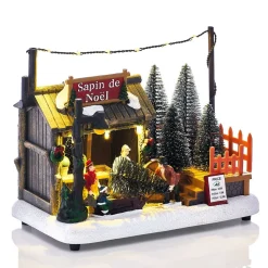 Déco de Noël magasin de sapins intérieur 9 LED-Gifi