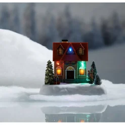 Déco de Noël maison lumineuse 5 LED-Gifi Outlet