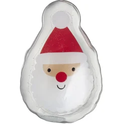 Déco fenêtre sticker gel lumineux Père Noël rouge et blanc-Gifi Best