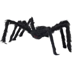 Déco Halloween araignée noire 75cm-Gifi Outlet