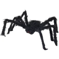 Déco Halloween araignée noire 75cm-Gifi Outlet