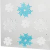 Décor fenêtre gel flocon x 9-Gifi Clearance