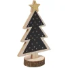 Décoration à poser sapin en bois H20x12cm-Gifi Outlet