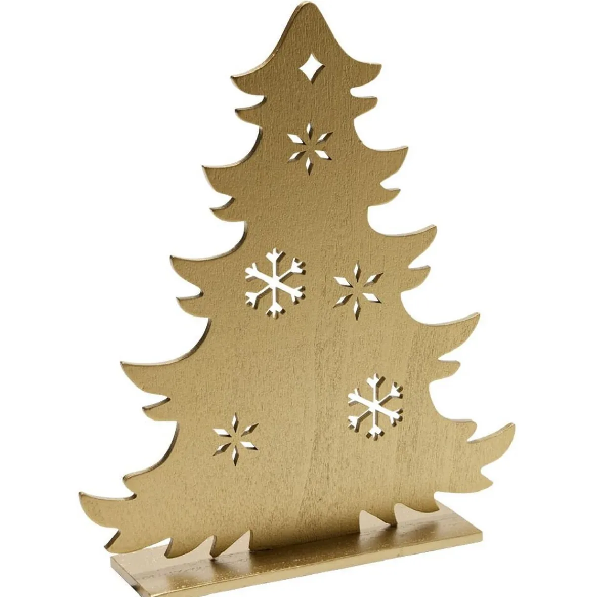 Décoration à poser sapin plat en bois - 4 modèles-Gifi Hot