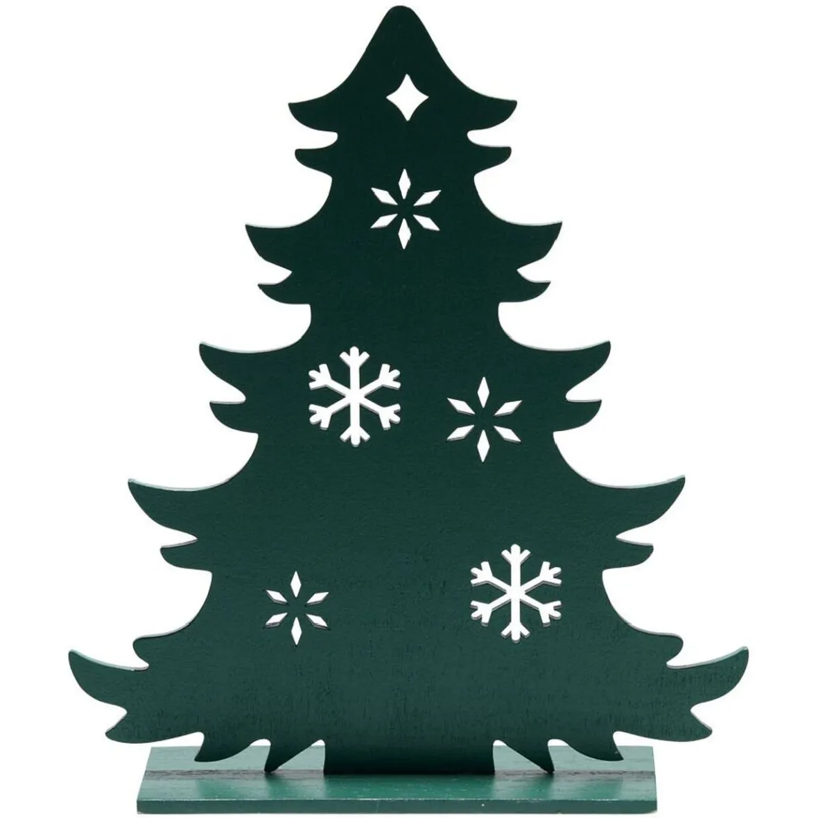 Décoration à poser sapin plat en bois - 4 modèles-Gifi Hot