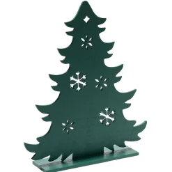 Décoration à poser sapin plat en bois - 4 modèles-Gifi Hot