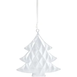 Décoration à suspendre de Noël coeur blanche-Gifi Outlet