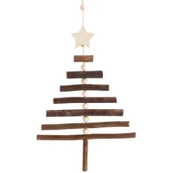 Décoration à suspendre de Noël sapin naturelle-Gifi Best