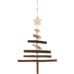 Décoration à suspendre de Noël sapin naturelle-Gifi Best