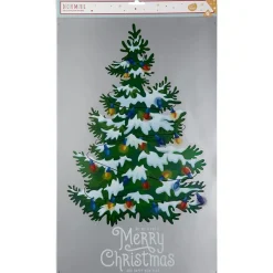Décoration adhésive fenêtre et mur sapin de Noël repositionnable-Gifi Hot