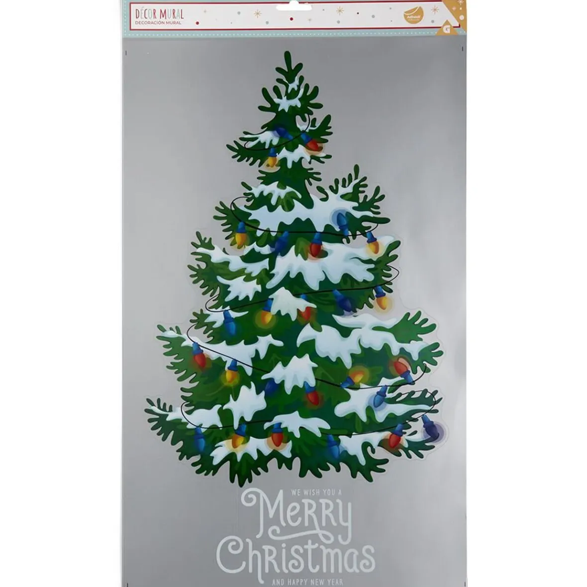 Décoration adhésive fenêtre et mur sapin de Noël repositionnable-Gifi Hot