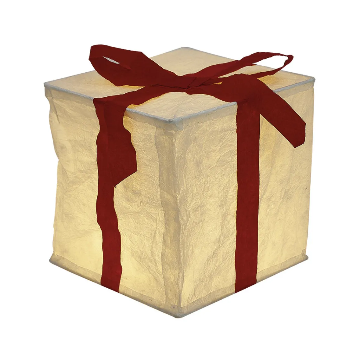 Décoration cadeau lumineux 8 LED blanc chaud H23 cm-Gifi Online