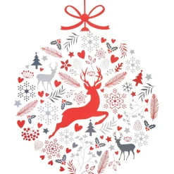 Décoration de fenêtre boule rennes-Gifi Online