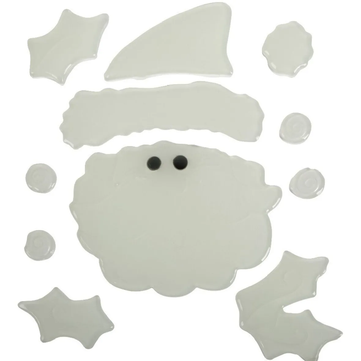 Décoration de fenêtre phosphorescente blanc-Gifi Outlet