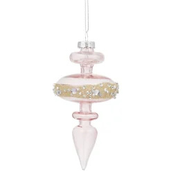 Décoration de Noël à paillettes en verre-Gifi New