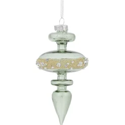 Décoration de Noël à paillettes en verre-Gifi New