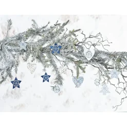 Décoration de Noël à suspendre givré x 36-Gifi Sale