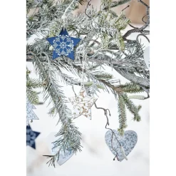 Décoration de Noël à suspendre givré x 36-Gifi Sale