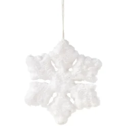 Décoration de Noël à suspendre blanche-Gifi Hot