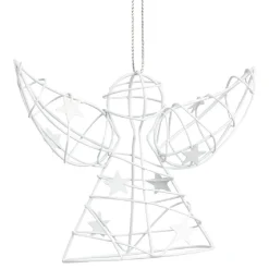 Décoration de Noël ange en métal à suspendre-Gifi Clearance