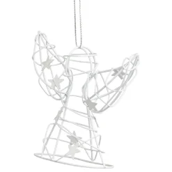 Décoration de Noël ange en métal à suspendre-Gifi Clearance