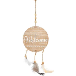 Décoration de Noël attrape rêves à suspendre naturelle-Gifi Discount