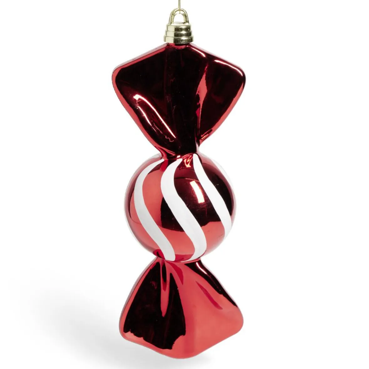 Décoration de Noël bonbon forme XL à suspendre H60cm - 2 coloris-Gifi Best