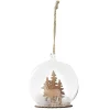 Décoration de Noël boule en verre paysage-Gifi Online