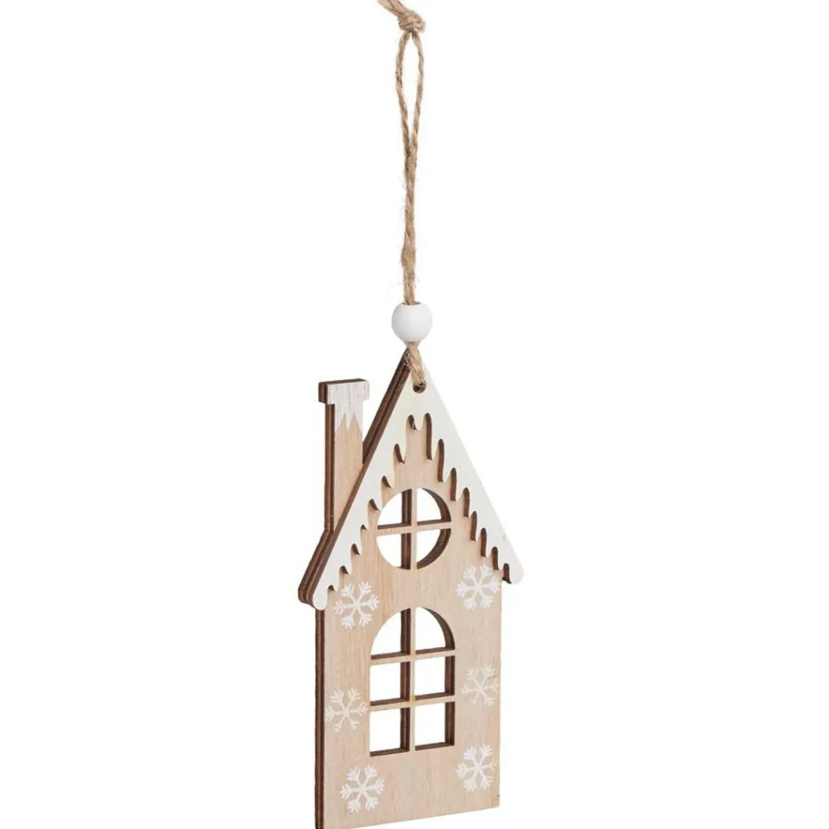 Décoration de Noël chalet en bois à suspendre H11,5cm-Gifi Online