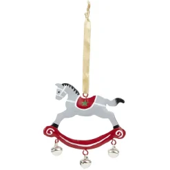 Décoration de Noël cheval en métal à suspendre-Gifi Clearance
