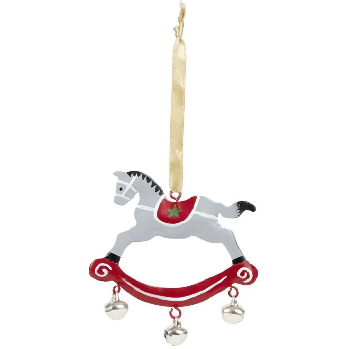 Décoration de Noël cheval en métal à suspendre-Gifi Clearance