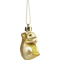 Décoration de Noël Écureuil à suspendre pailleté doré H.5 cm-Gifi Sale