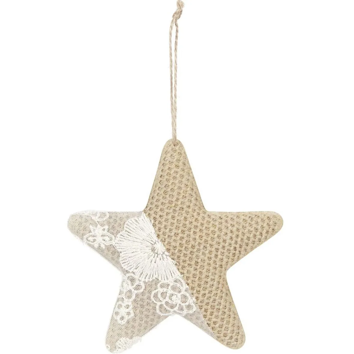 Décoration de Noël effet jute à suspendre-Gifi Clearance