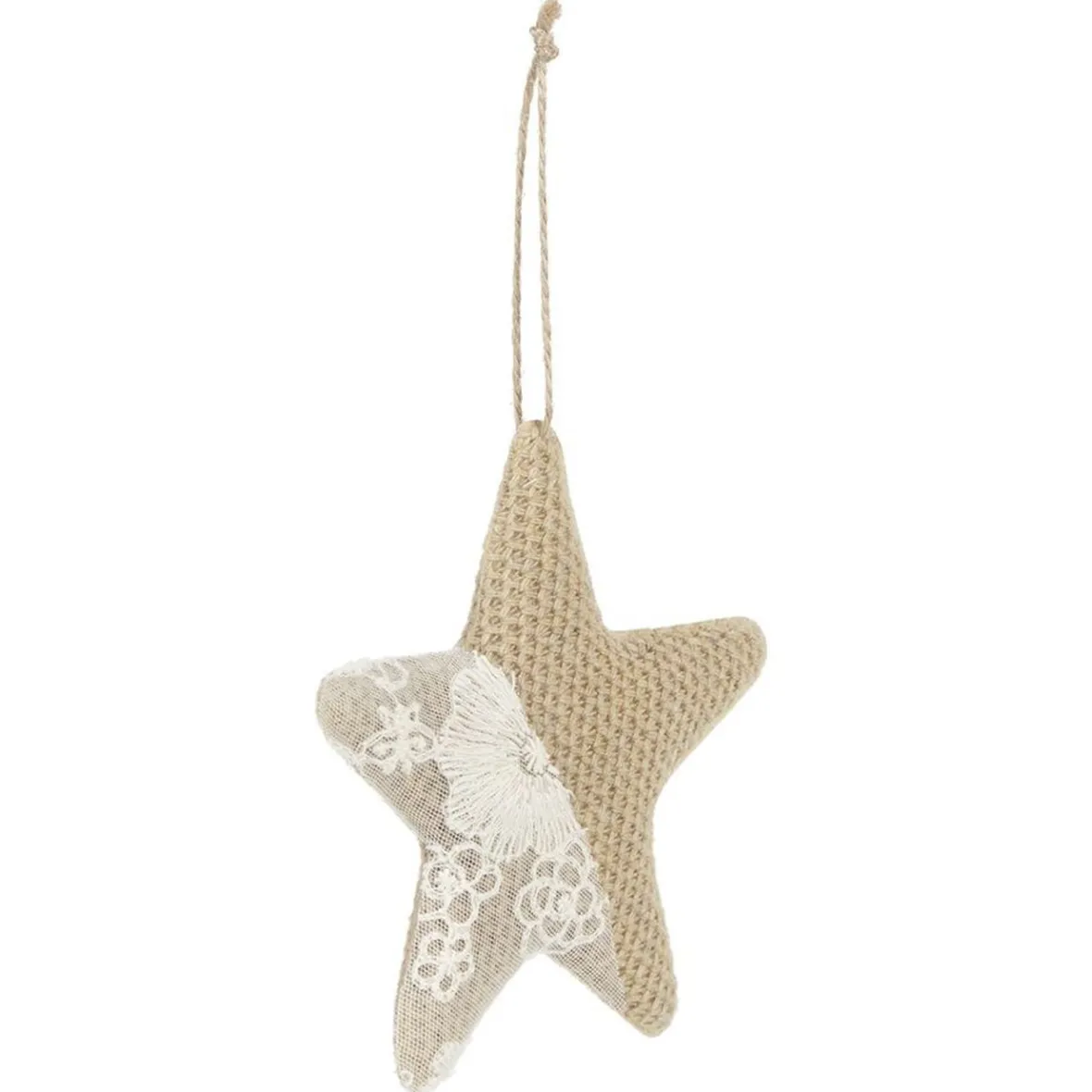 Décoration de Noël effet jute à suspendre-Gifi Clearance