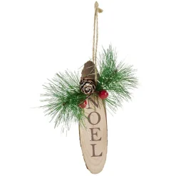 Décoration de Noël en bois à suspendre-Gifi Discount