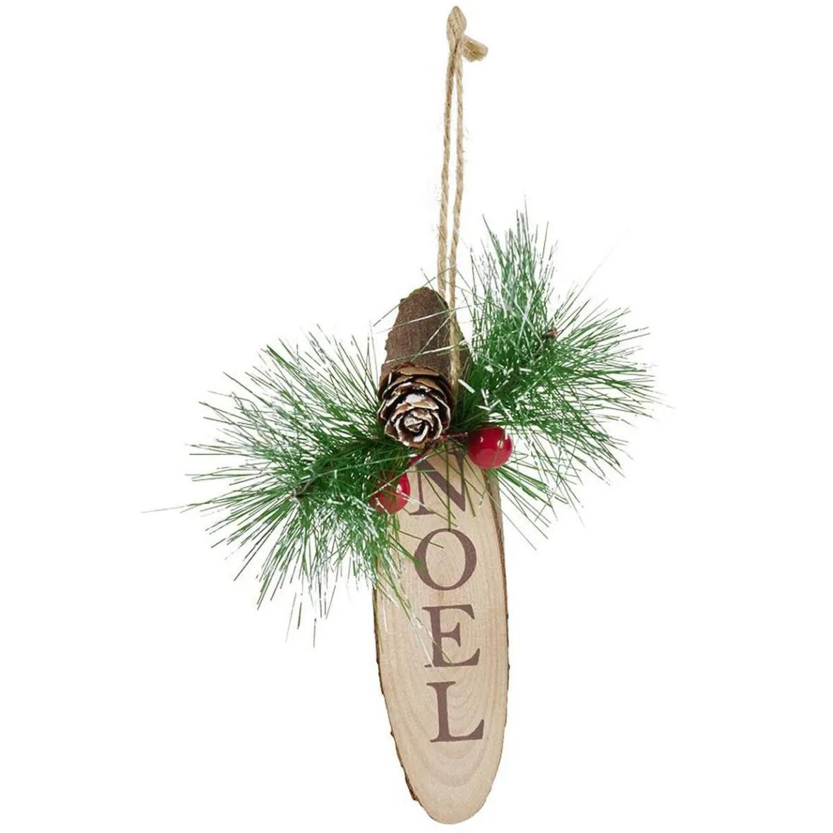Décoration de Noël en bois à suspendre-Gifi Discount