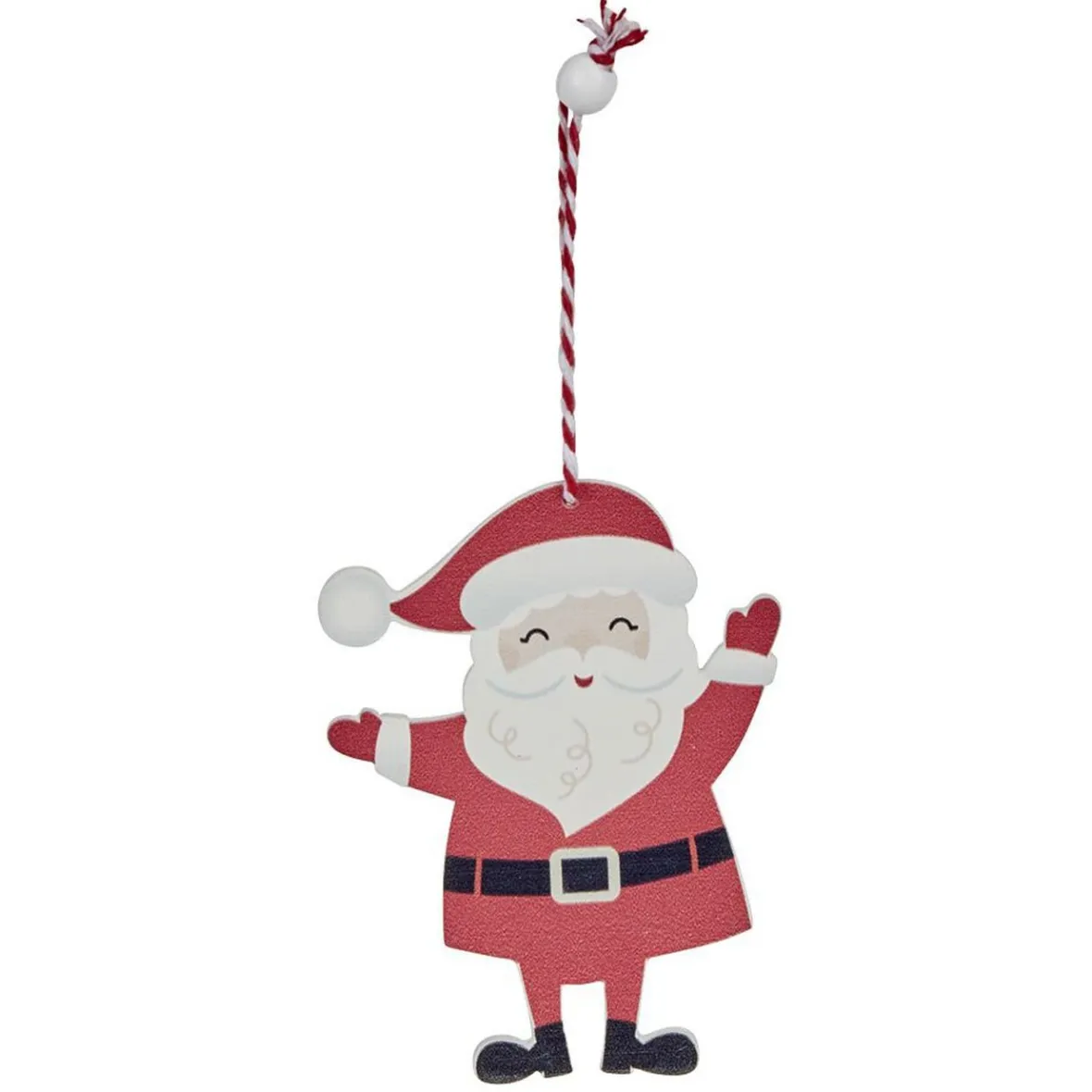 Décoration de Noël en bois à suspendre-Gifi