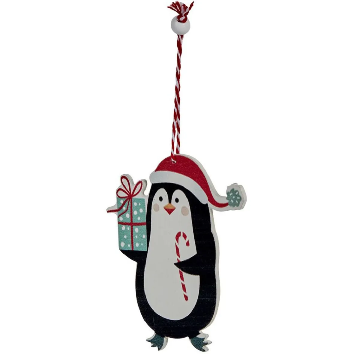 Décoration de Noël en bois à suspendre-Gifi