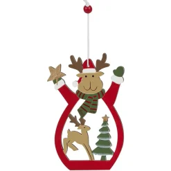 Décoration de Noël en bois à suspendre-Gifi Online