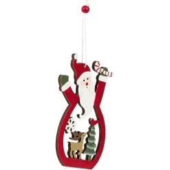 Décoration de Noël en bois à suspendre-Gifi Online